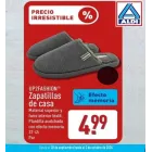 Zapatillas de casa con plantilla de memoria a 4,99€ (37-45)