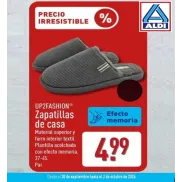 Zapatillas de casa con plantilla de memoria a 4,99€ (37-45)