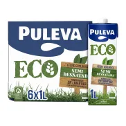 Leche Semidesnatada BIO Puleva ECO - Pack de 6 UHT