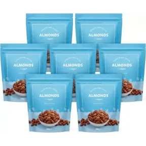 Almendras tostadas y saladas 7 x 200g