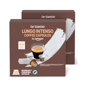 Cápsulas de Café Lungo Intenso 100 x Compatibles Nespresso