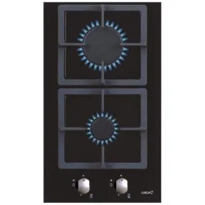 Placa Cata SCI 3002 BK 30 cm Negra de Vidrio Fundido