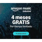 Amazon Music Unlimited: 4 meses de prueba gratuita