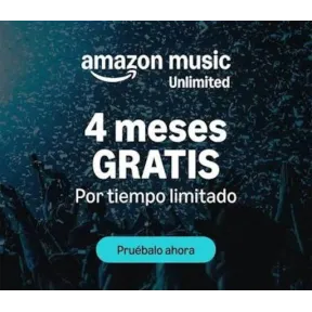 Amazon Music Unlimited: 4 meses de prueba gratuita