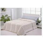 Colcha de rayas 150cm 50% Algodón 50% Poliéster PETUNIAS HOME