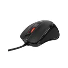 Ratón USB Natec RGB 4000 DPI con cable y 5 botones.