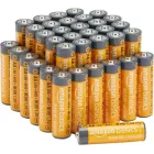 36 Pilas Alcalinas AA 1,5V de Amazon Basics