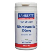 Niacina 250 mg | Energía, Piel y Sistema Nervioso | 100 Tabletas