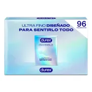 Pack de 96 Preservativos Durex Invisible Ultra Fino con Recompra