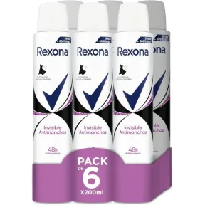 Desodorante Antimanchas Rexona Black&White 6x 200Ml