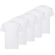 Camisetas Básicas TRAINEANDO 150G Blancas | Pack 5 Unisex