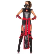 Mujer Ninja Disfraz Ideal para Fiesta o Carnaval