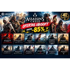¡Hasta -85%! Oferta en Assassin’s Creed en Ubisoft Store