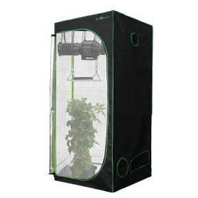 Tienda resistente al agua y luz para cultivo interior 120x120x200 cm