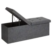 Banco Plegable Puff con Almacenaje y Carga de 300 kg