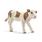 Ternero Fleckvieh de Schleich; Farm World; 3x8x5 cm