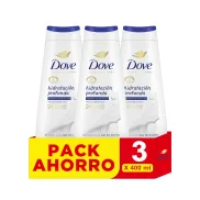 Gel de Ducha Dove Advanced Care con Hidratación Profunda 400 ml