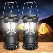 Linternas LED Plegables ILEEDear para Camping - Pack de 2