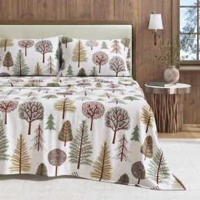 Sábanas de Franela de Algodón Turco, Queen Size