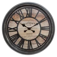 Reloj decorativo en relieve de pared (49 cm)