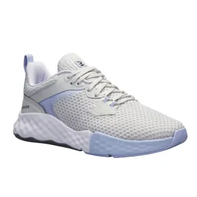 Zapatillas Domyos fitness mujer blancas y azules (37-41)