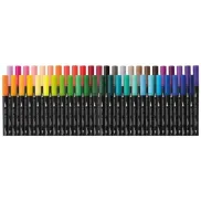Rotuladores multicolor doble punta, set de 48 unidades