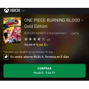 Gold Edition de ONE PIECE BURNING BLOOD