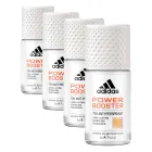 Rodillo antitranspirante Adidas Power Booster - 4x50 ml