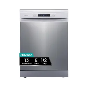Lavavajillas Hisense HS622E10X 60cm, Inox, 13 Servicios