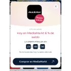 Super Saldo: 6% en MediaMarkt solo hoy con Waylet.