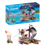 Recuperación del tesoro en la balsa pirata PLAYMOBIL