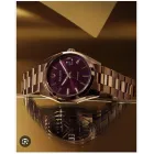 Reloj automático Bulova Surveyor 39 mm, esfera morada