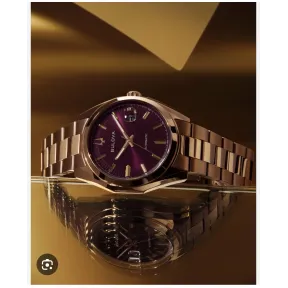 Reloj automático Bulova Surveyor 39 mm, esfera morada