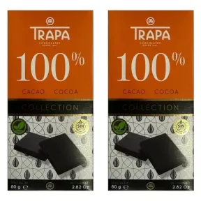 Chocolate Negro Trapa en pack de 2 tabletas