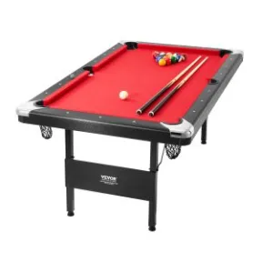 Mesa de Billar Plegable Portátil 192x109 cm - Accesorios incluidos