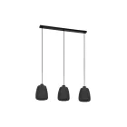 Lámpara colgante Eglo Barlaston de 3 llamas para comedor