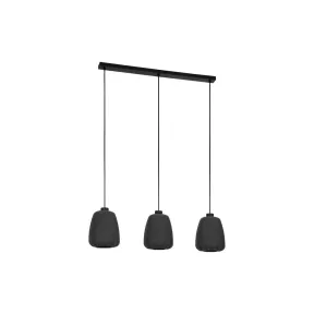 Lámpara colgante Eglo Barlaston de 3 llamas para comedor