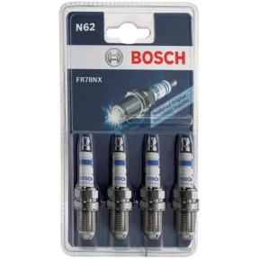 Bujías Super 4 de níquel Bosch FR78NX (N62) - 4 unidades