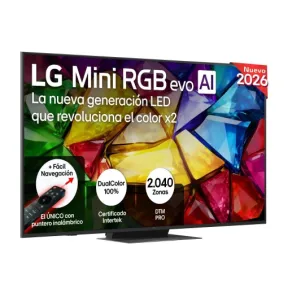 Smart TV LG 65'' 4K UHD RGB Mini con AI y 144 Hz