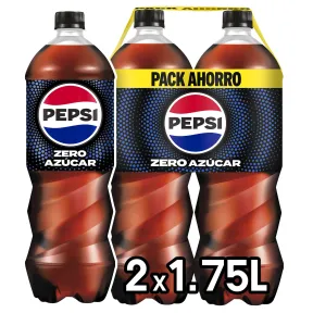 Pepsi Zero: 8 Botellas 1,75L - Cero Azúcar, Desde €7,06