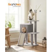Torre de Juegos para Gatos Feandrea, Gris Paloma