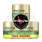 Mascarilla de Keratina Pantene Suave y Liso para Pelo Encrespado