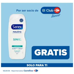 GEL DUCHA SANEX DERMO HIDRATANTE 600 ml GRATIS en pedidos +50€