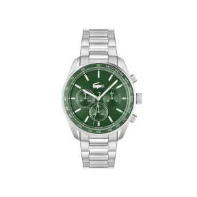 Reloj Lacoste Hombre con Pulsera de Acero Plateado y Blanco