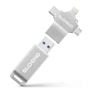 Memoria USB 128 GB 4 en 1 para iPhone y Android SUDEHO