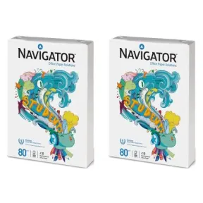 Paquete de 2 Navigator Hojas DinA4 80 grs - 500 Páginas