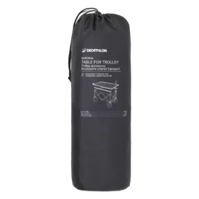 Mesa de madera para Trolley All Road de camping Quechua