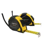 Cinta métrica amarilla Amazon Basics con cierre automático, 8 m