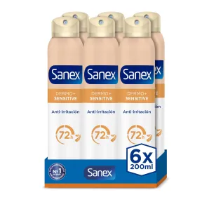 Desodorante Antitranspirante Sanex Dermo+ Sensitive 72h 6x200ml