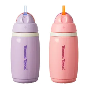 Botella isotérmica Tommee Tippee, 266 ml, Rosa y Morado